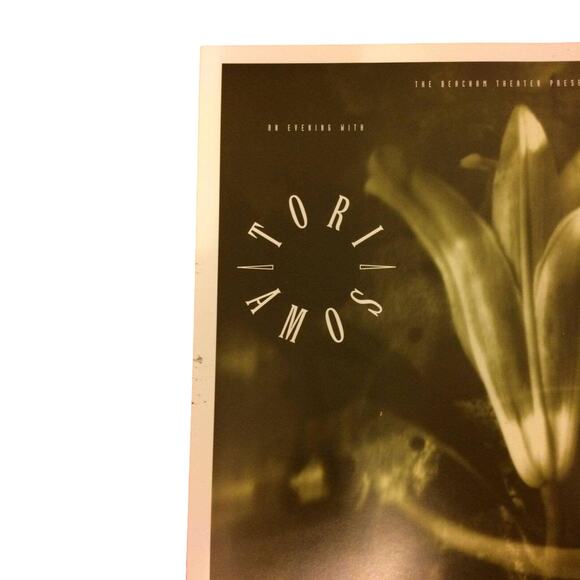 TORI AMOS & A Man Called E 1992 Beacham Theater Concert Poster RARE! 11x17 - Picture 4 of 11